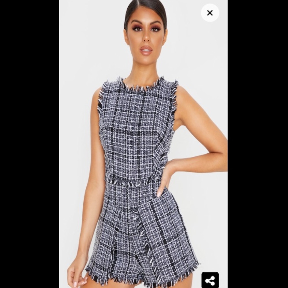 Tweeted romper